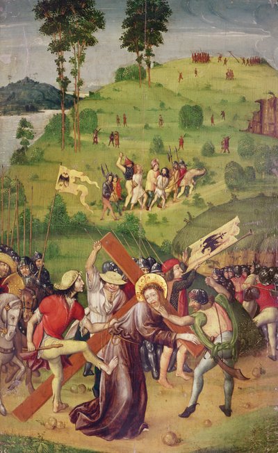 Il trasporto della croce, da Scene della vita di Cristo da Anton Henkel